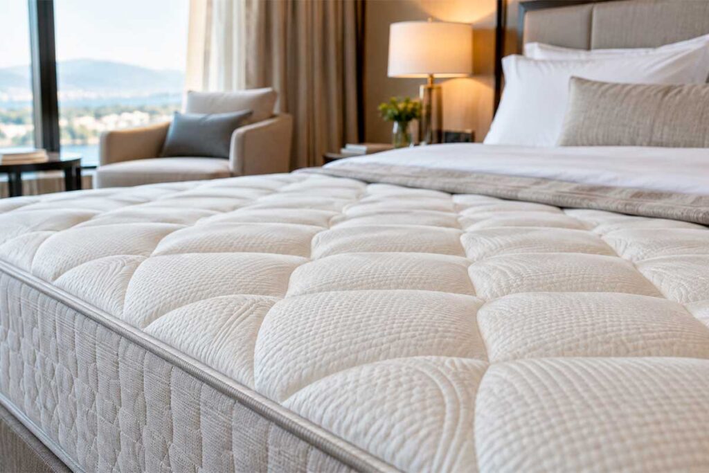 Limpieza de colchones hoteleros por habitación