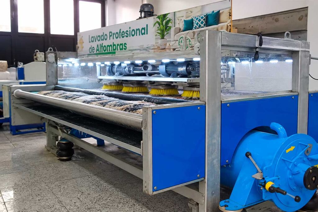 Máquina profesional de lavado de tapetes